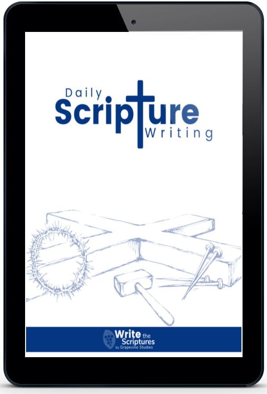 Scripture Writing Journal - Blue Cross - Digital