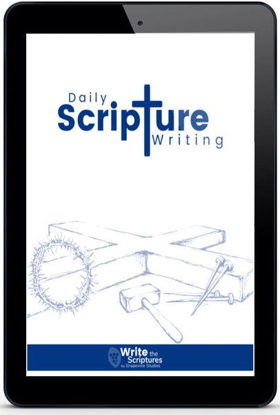 Scripture Writing Journal - Blue Cross - Digital