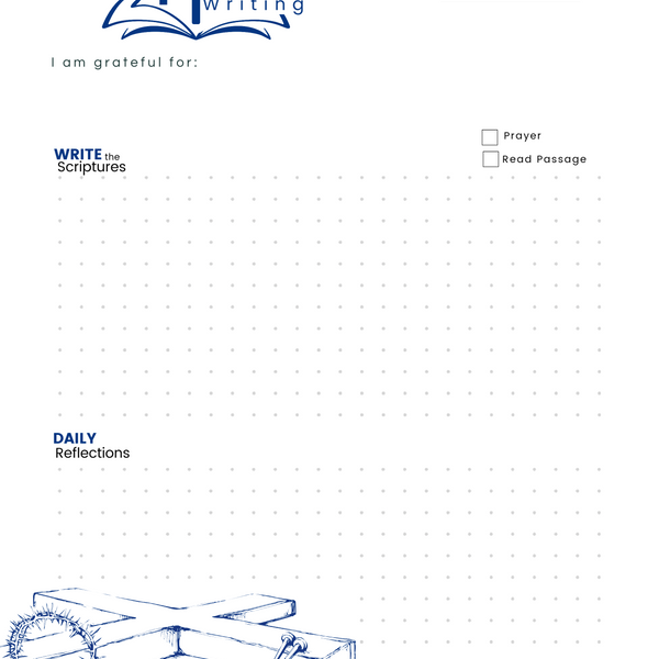 Scripture Writing Journal - Blue Cross - Digital