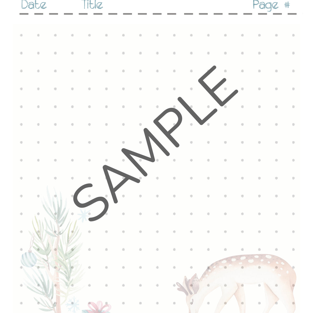 Christmas Scripture Reading & Writing Journal - Kids - Digital