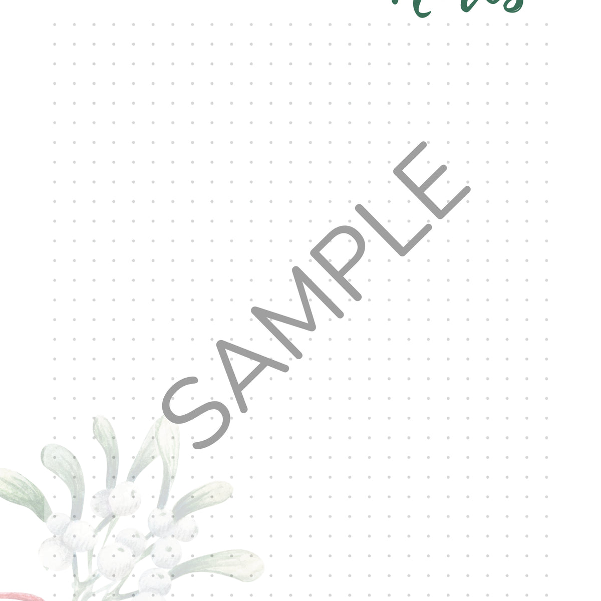 Christmas Scripture Reading & Writing Journal - Digital