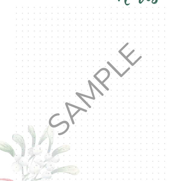 Christmas Scripture Reading & Writing Journal - Digital
