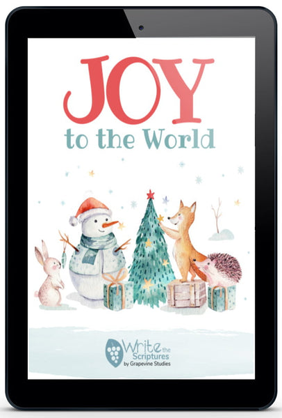 Christmas Scripture Reading & Writing Journal - Kids - Digital