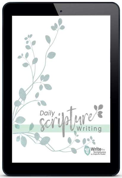 Scripture Writing Journal - Floral - Digital