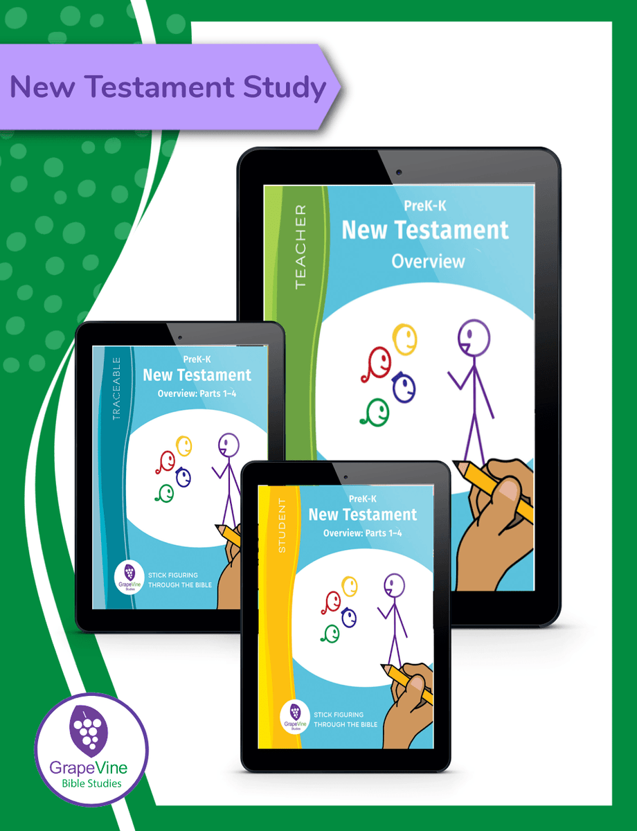 PreK-K New Testament Overview eBooks for Families