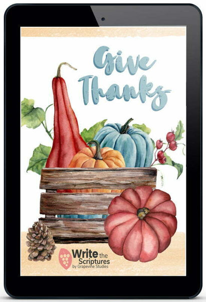 Thanksgiving Scripture Reading & Writing Journal