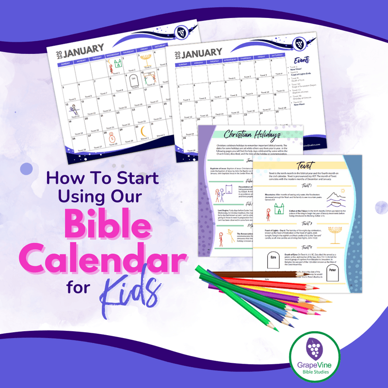 How to Use the Biblical Calendar with Kids