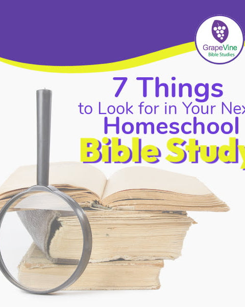 7 Things to Look for in Your Next Homeschool Bible Study