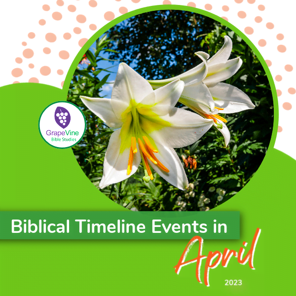 Bible Timeline Events in April 2023