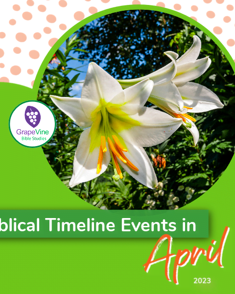 Bible Timeline Events in April 2023