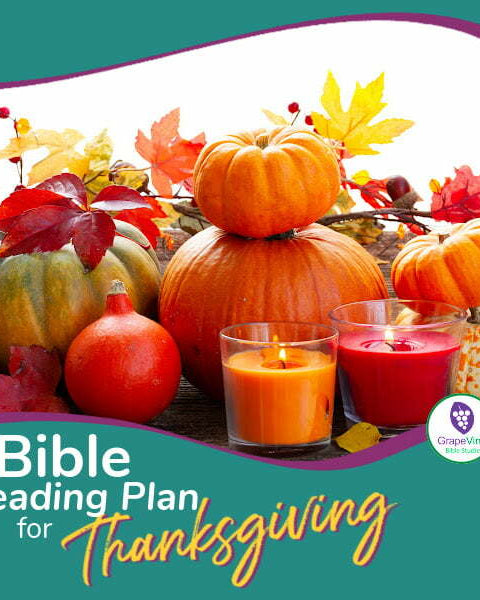 Bible Reading Plan for Thanksgiving