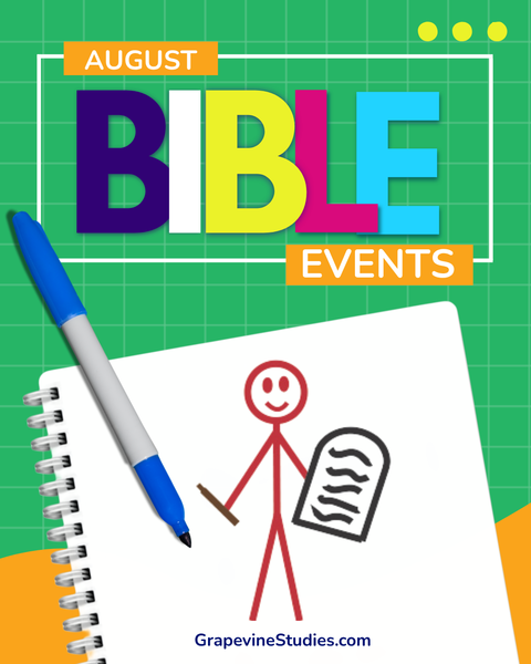 Bible Timeline Events Happening in August