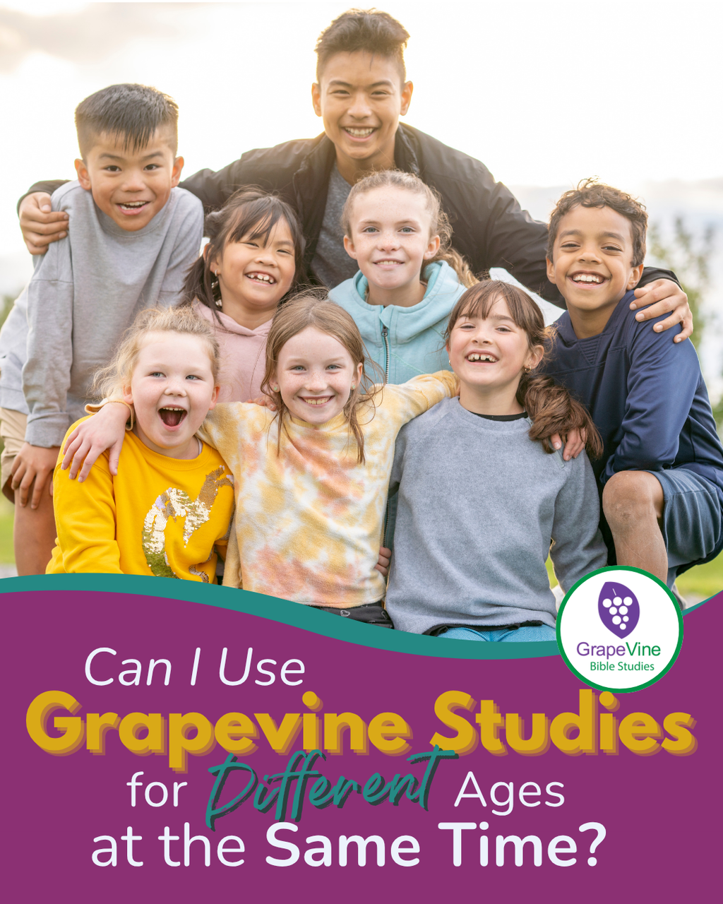Can I Use Grapevine Studies for Different Ages at the Same Time?