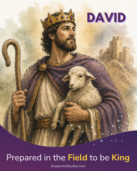 King David: Prepared in the Field Before He Became King