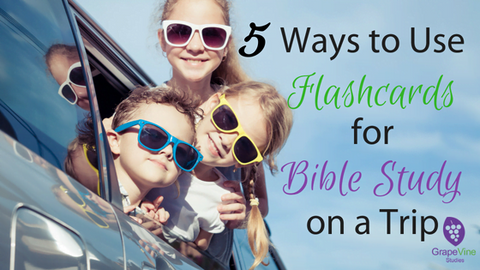 5 Ways to Use Flashcards for Bible Study on a Trip