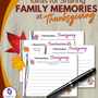 Ideas for Sharing Family Memories at Thanksgiving