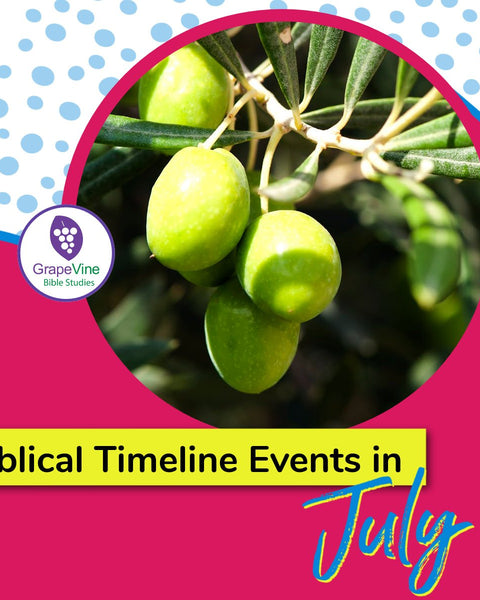 Bible Calendar and Timeline Events for July 2024