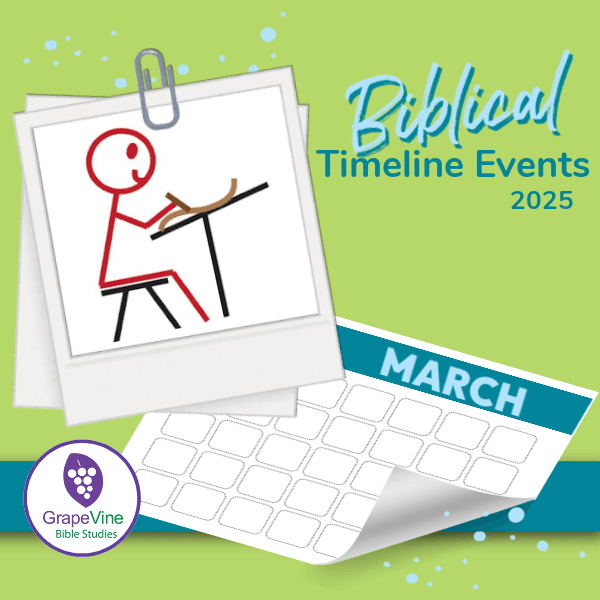 See the Biblical Timeline Events for March
