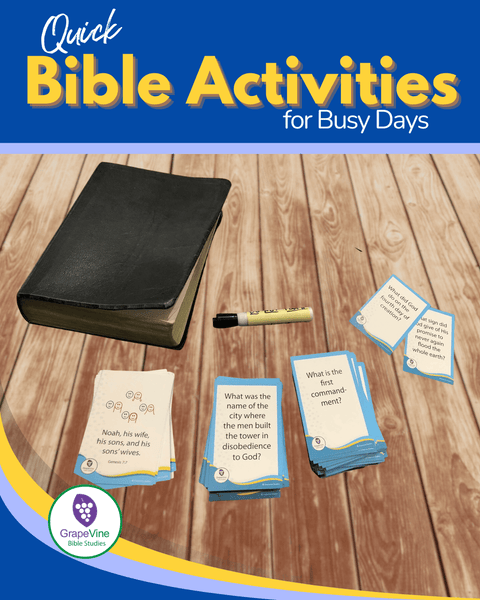 Quick Bible Activities for Busy Days