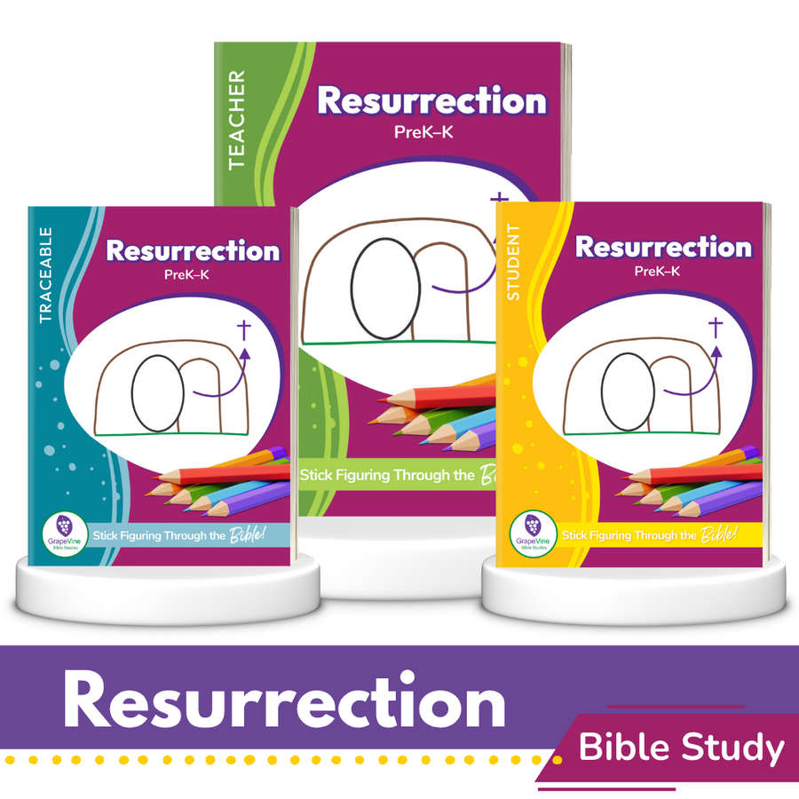 PreK-K Resurrection Bible Study and Resources