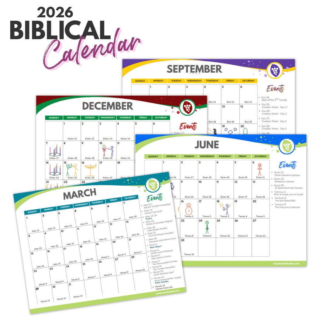 Biblical 2026 Calendars Digital Grapevine Studies 2026 Biblical Calendar 