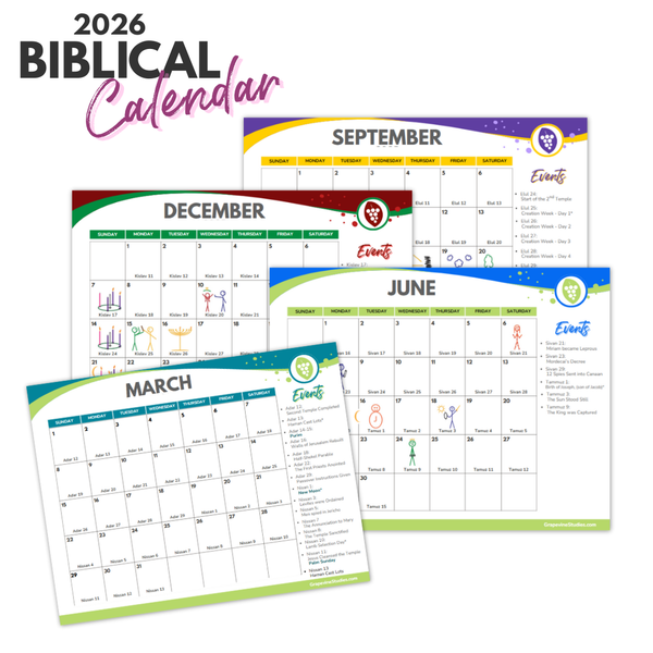 Biblical 2026 Calendars - Digital