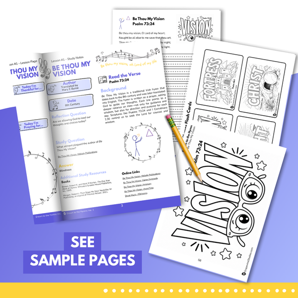Drawn to the Hymns Journal and Activity - Digital