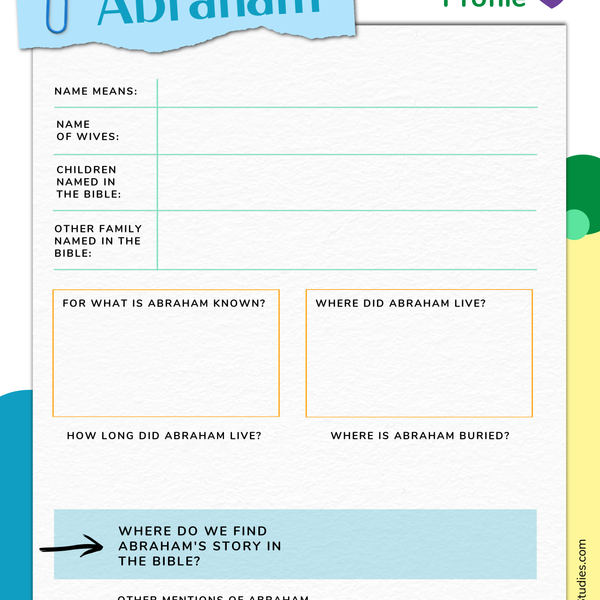 Old Testament People: Facts & Profiles