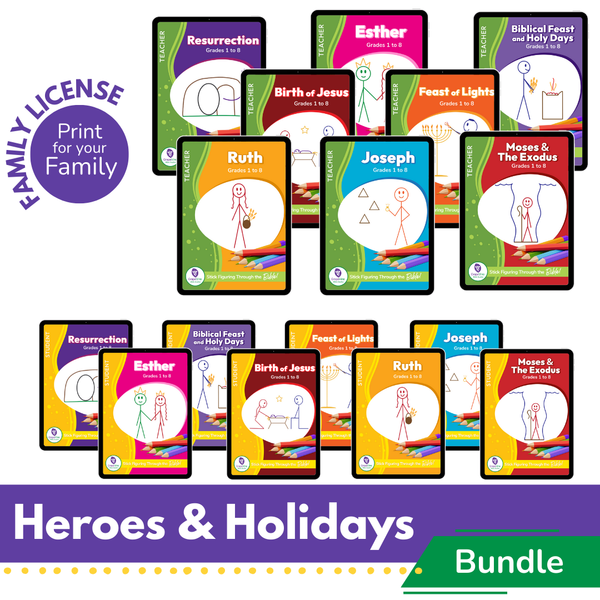 Bible Heroes and Holiday Digital Bundle - Family