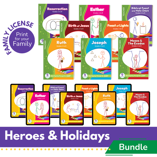 Bible Heroes and Holiday Bundle - Family