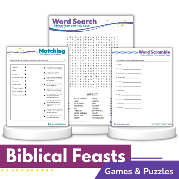 Biblical Feasts & Holy Days: Games & Puzzles