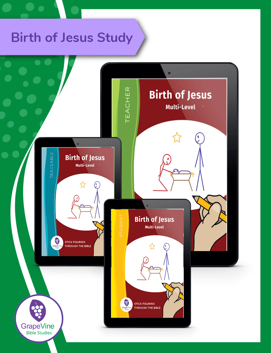 Birth of Jesus Bible Study eBooks for Families