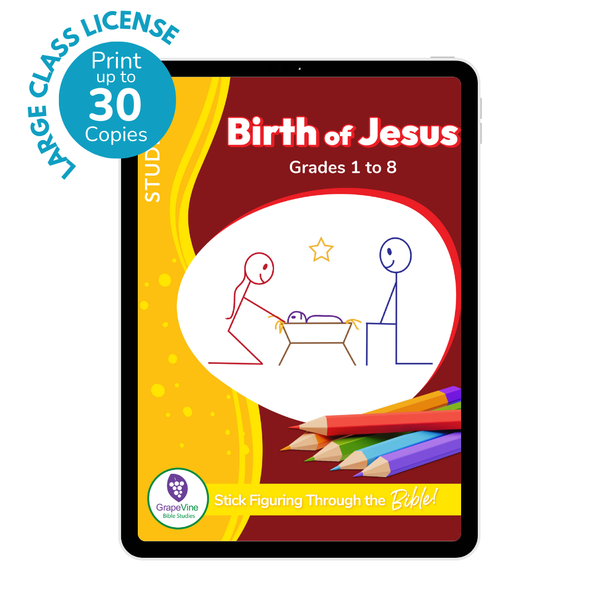 Birth of Jesus eBook - Student Large Class
