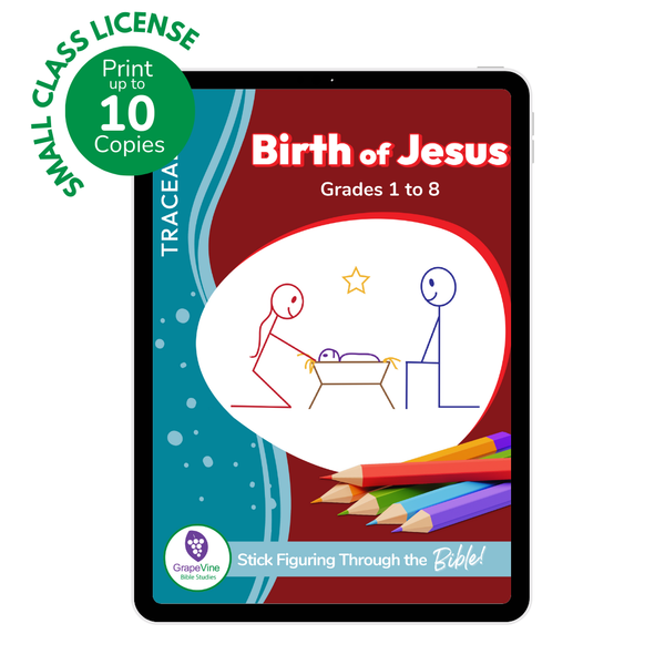 Birth of Jesus eBook - Traceable Small Class