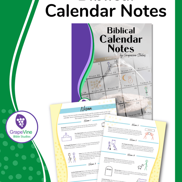 Biblical Events Calendar Notes PDF