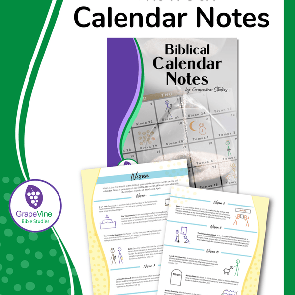 Biblical Events Calendar Notes