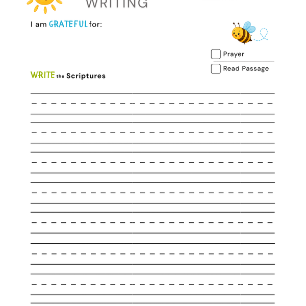 Scripture Writing Summer Journal - Kids - Digital