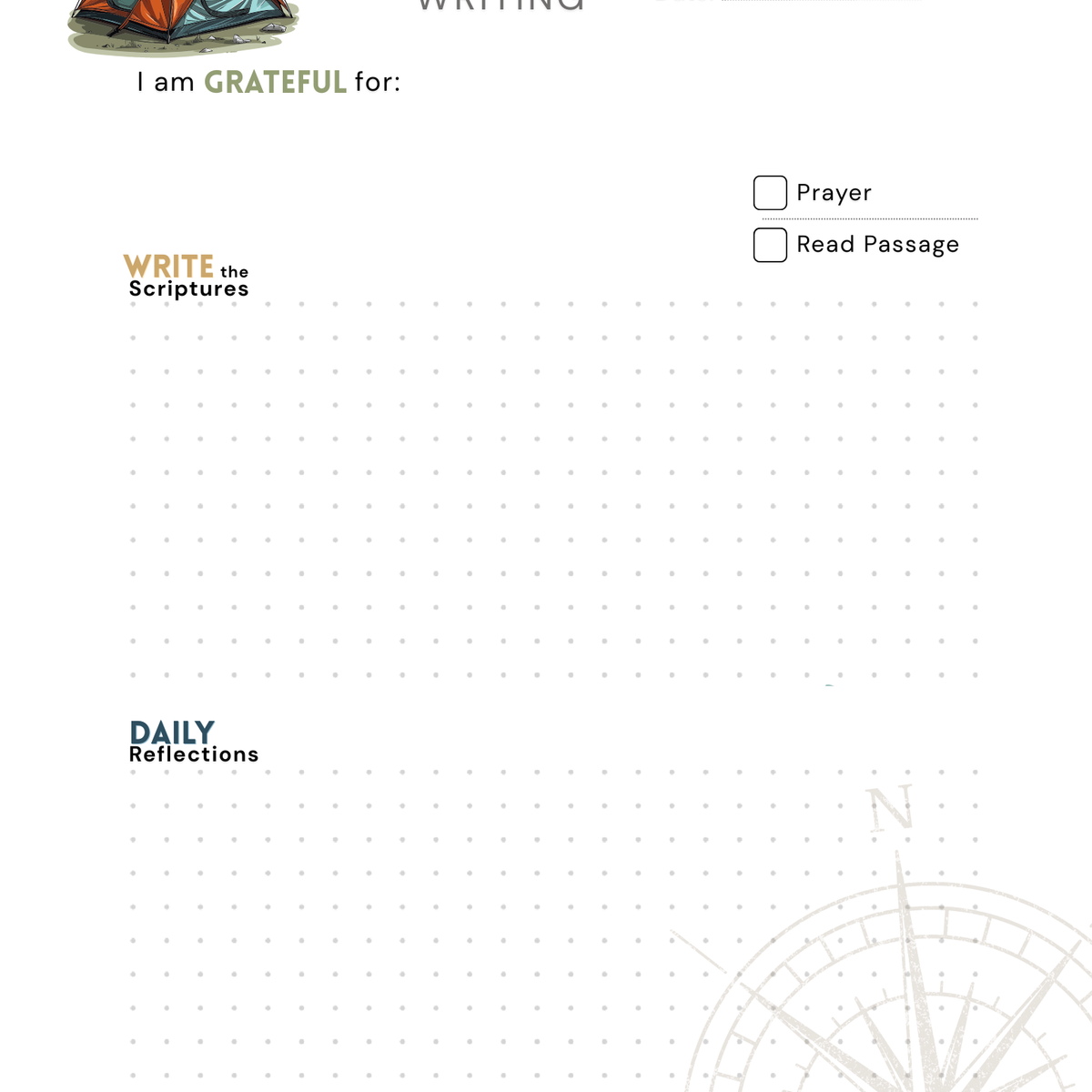 Scripture Writing Journal - Men - Digital