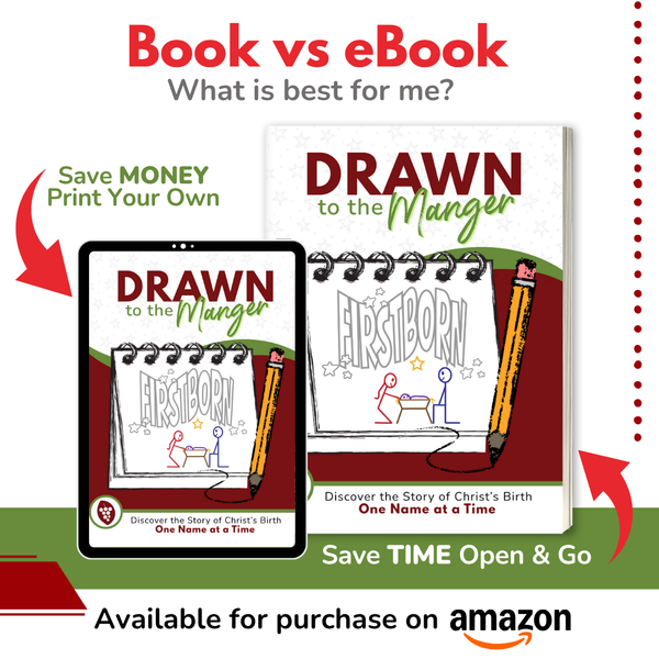 Drawn to the Manger Journal and Activity -Digital