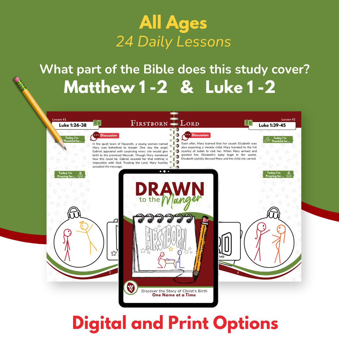 Drawn to the Manger Journal and Activity -Digital