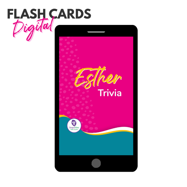 Esther Trivia Flash Cards - Digital