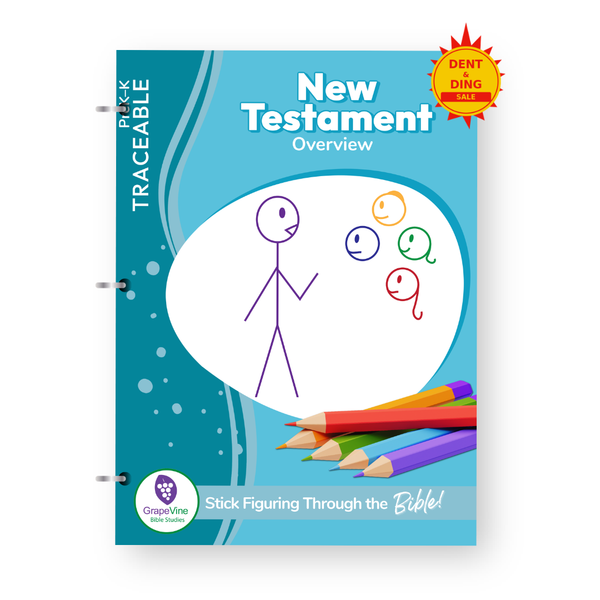 New Testament PreK-K Trace Student Printed Book Dent &Ding