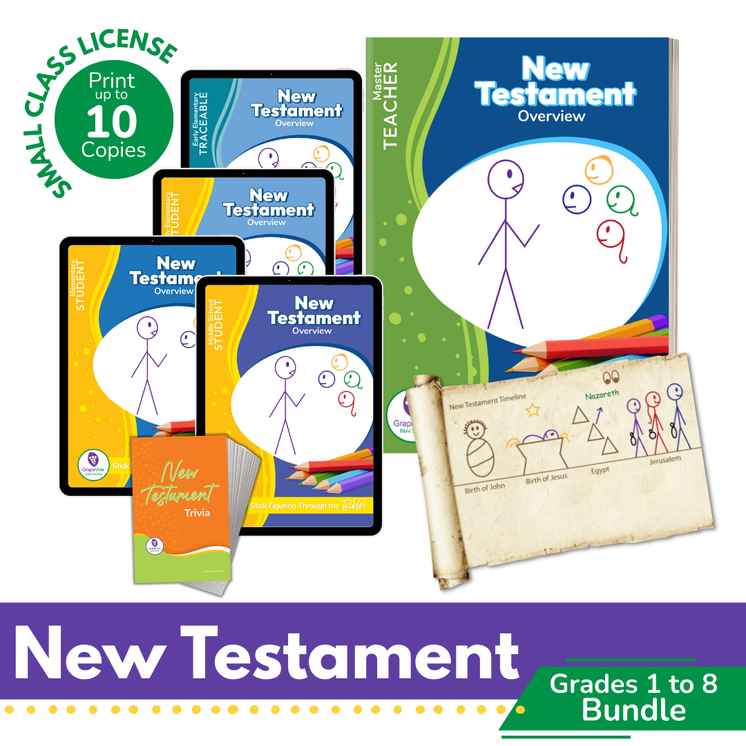 New Testament Bundle - Grades 1 to 8 - Small Class