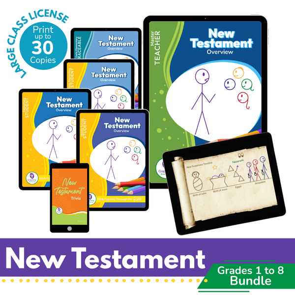 New Testament Bundle - Grades 1 to 8 - Large Class