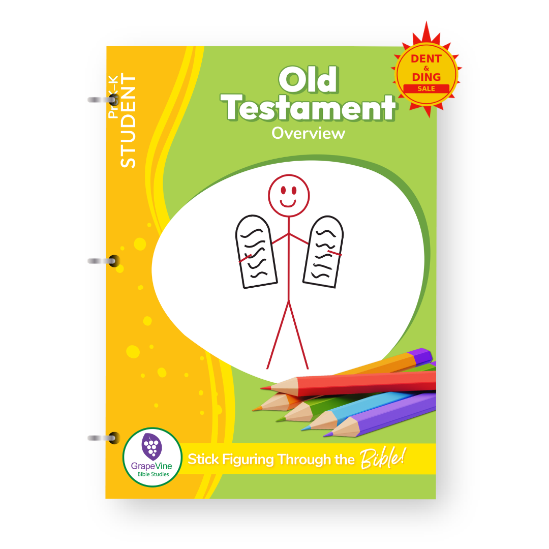 Old Testament PreK-K Student Printed Book Dent & Ding