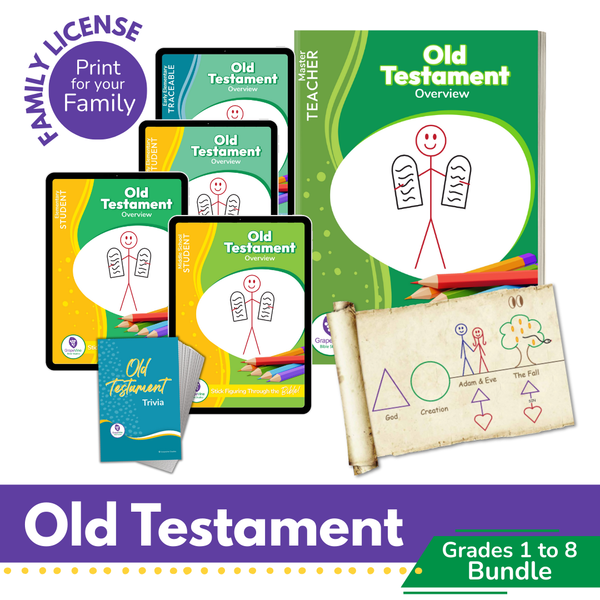 Old Testament Bundle - Grades 1 to 8 - Families