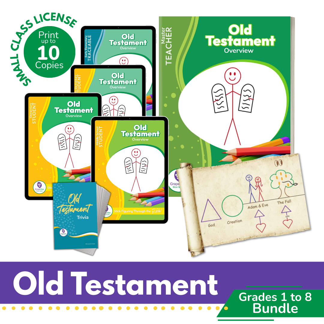 Old Testament Bundle - Grades 1 to 8 - Small Class