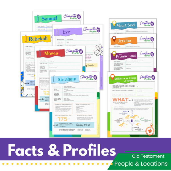 Old Testament People and Places: Facts & Profiles