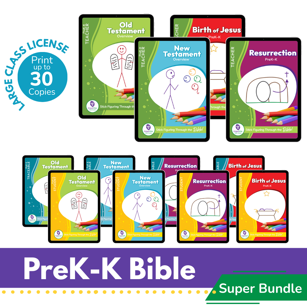 PreK-K Super Bible Digital Bundle - Large Class