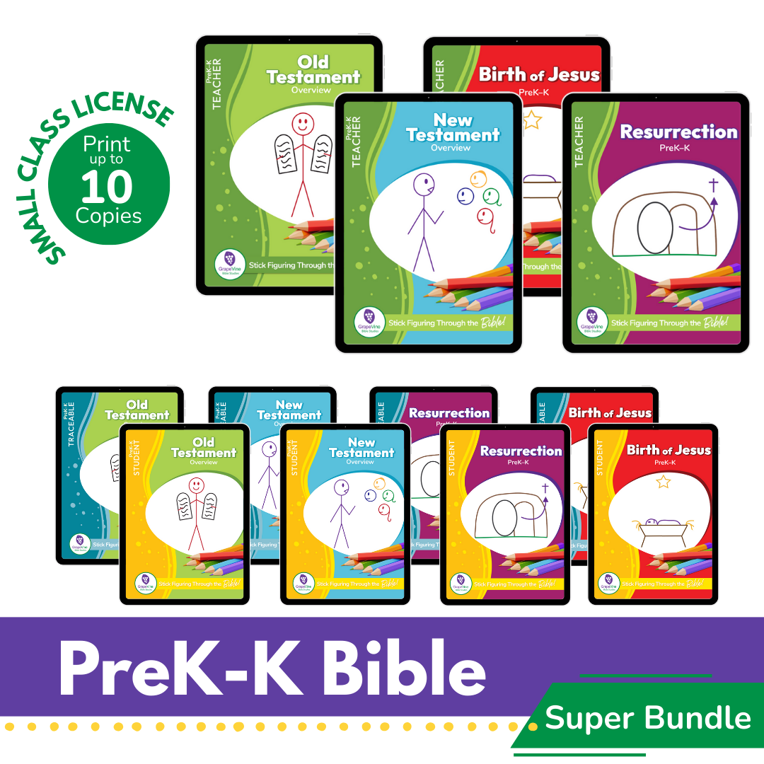 PreK-K Super Bible Digital Bundle - Small Class